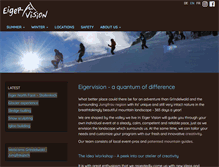 Tablet Screenshot of eigervision.ch